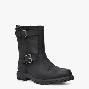 Ugg Biltmore Moto Men All-Weather Boots Black (1934QBIDJ)